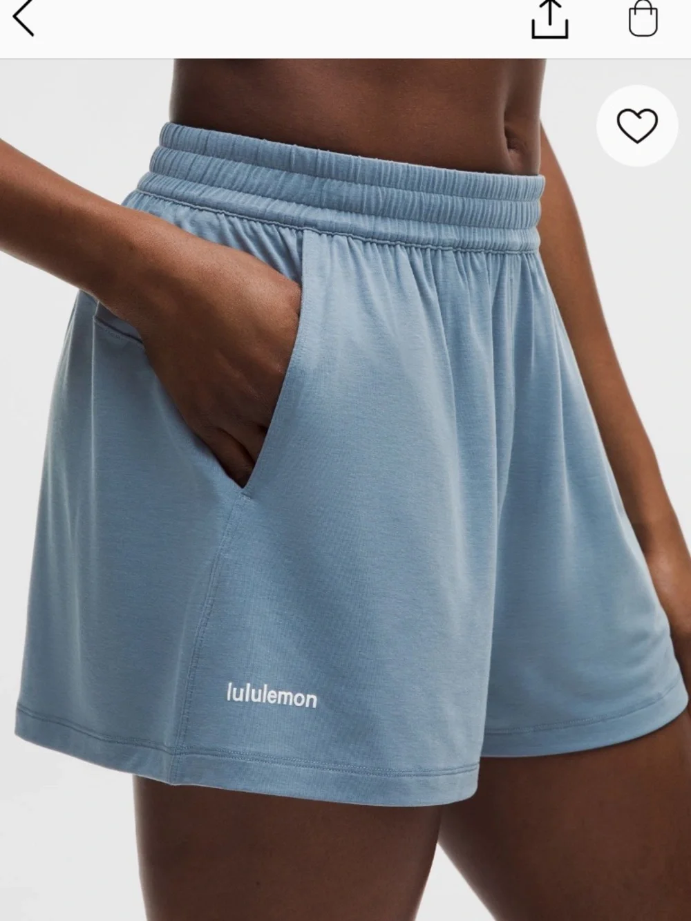 Lululemon Jersey Training SHR short size XL